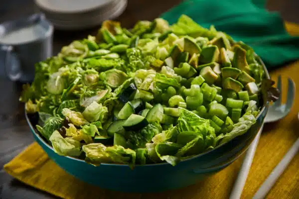 Green on Green Salad