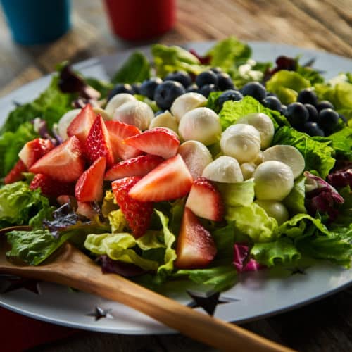 Red, White & Blueberry Mozzarella Salad