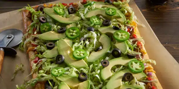 Vegetarian Taco Pizza