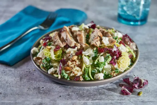 Chicken with Ancient Grains Kale Salad