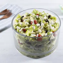 Greek Caesar Pasta Salad