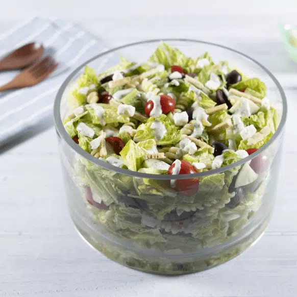 Greek Caesar Pasta Salad