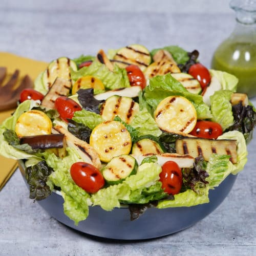 Grilled Vegetable & Halloumi Salad