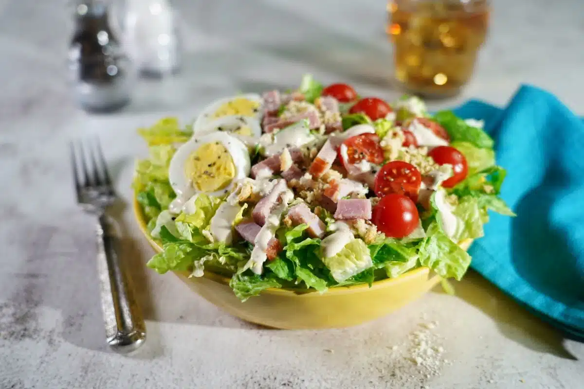 Ham Cobb Caesar Salad