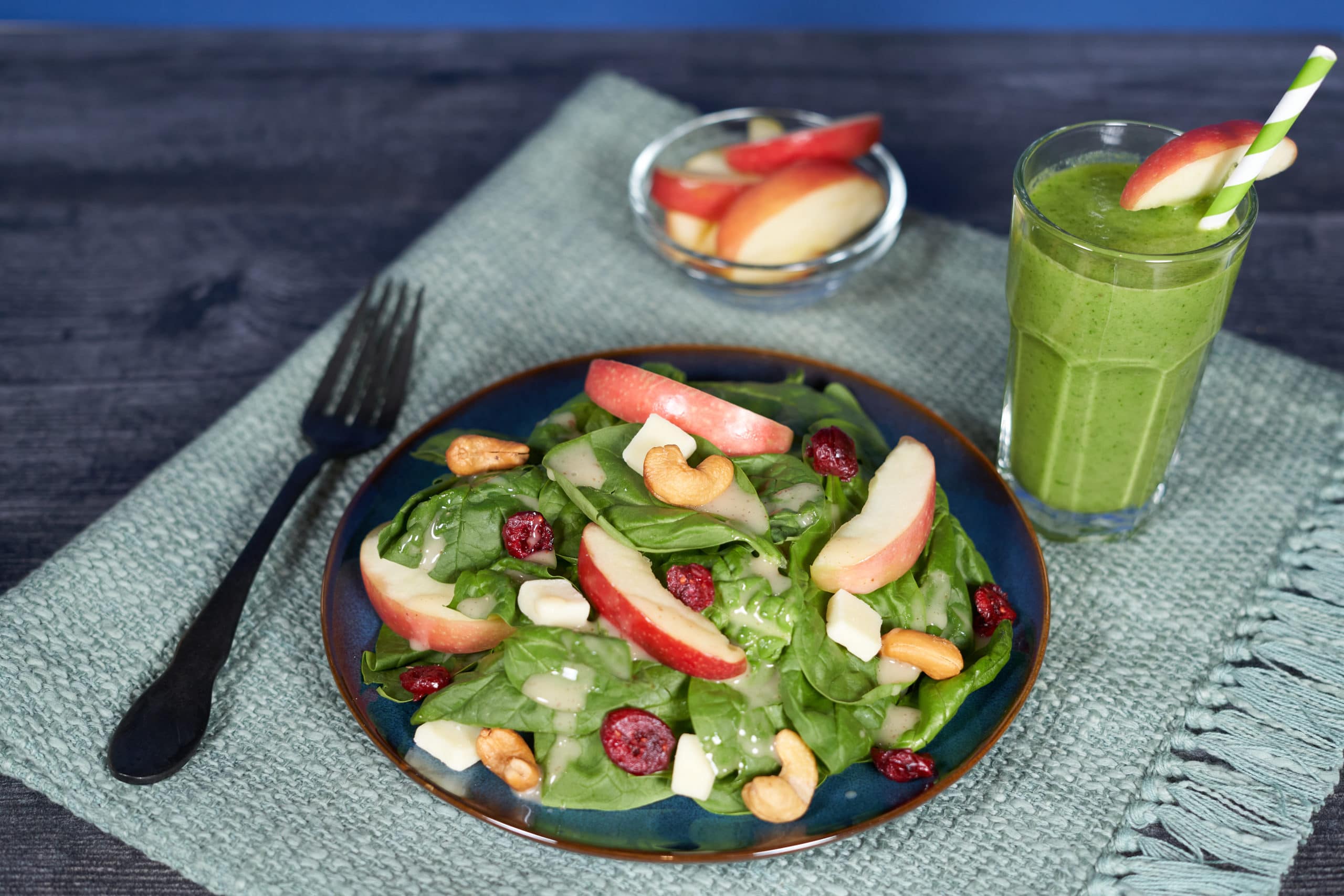 Apple, Cranberry & Cheese Spinach Salad - Fresh Express