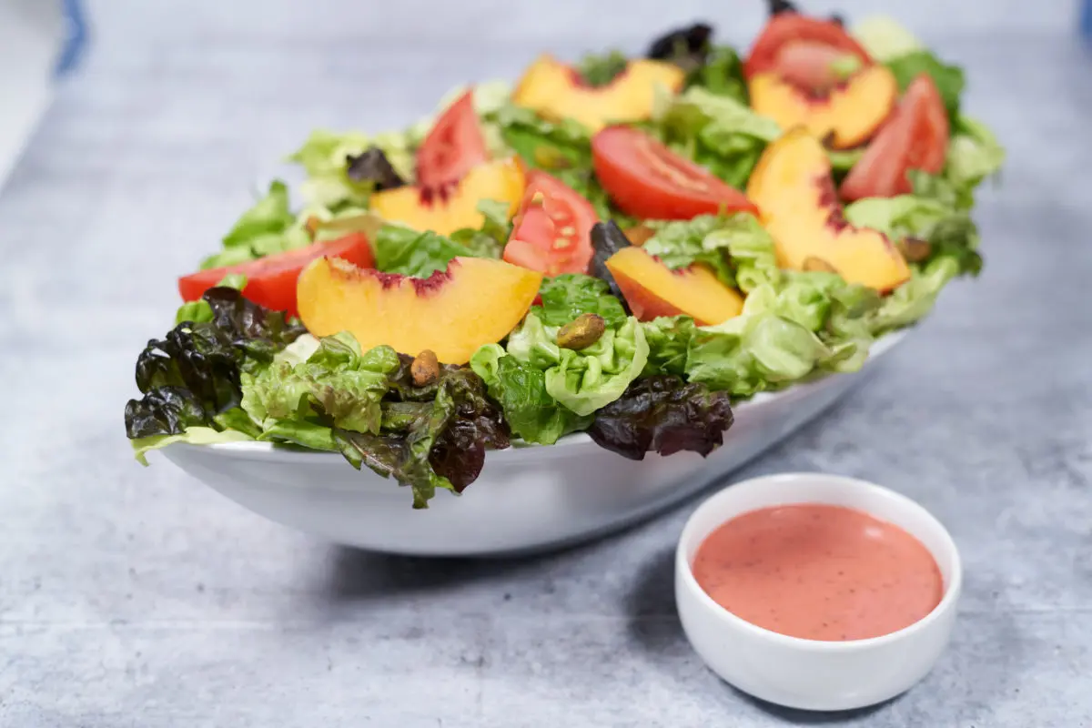 Summer Peach & Tomato Salad