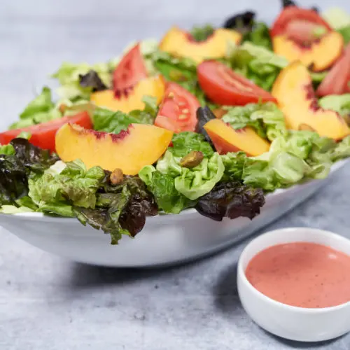 Summer Peach & Tomato Salad