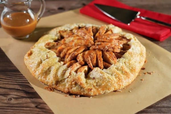 Salted Caramel Apple Galette