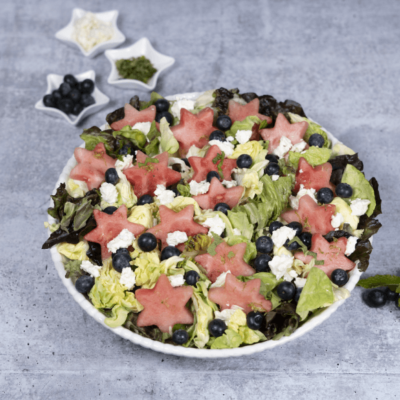 Watermelon Blueberry Feta Salad