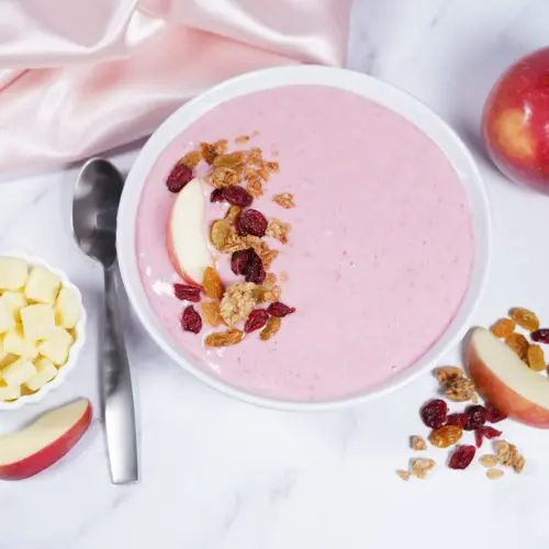 Yzma’s Apple Raspberry Smoothie Bowl