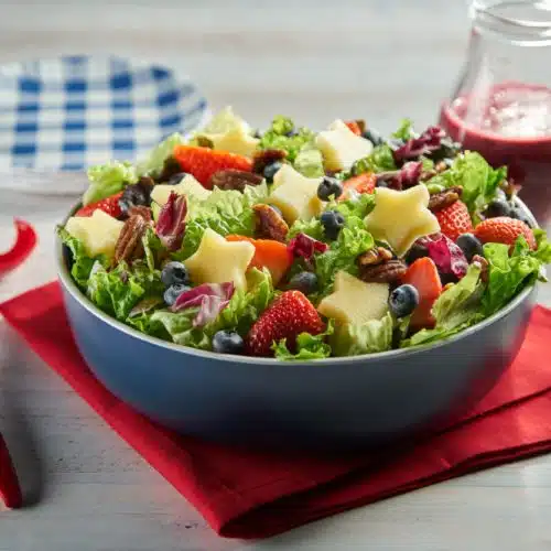 Apple, Strawberry, Blueberry Celebration Salad