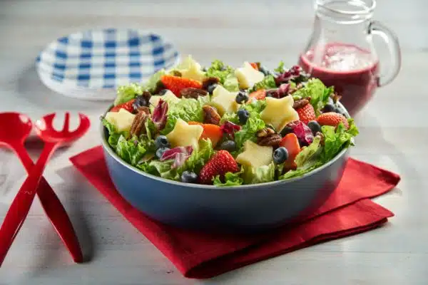 Apple, Strawberry, Blueberry Celebration Salad