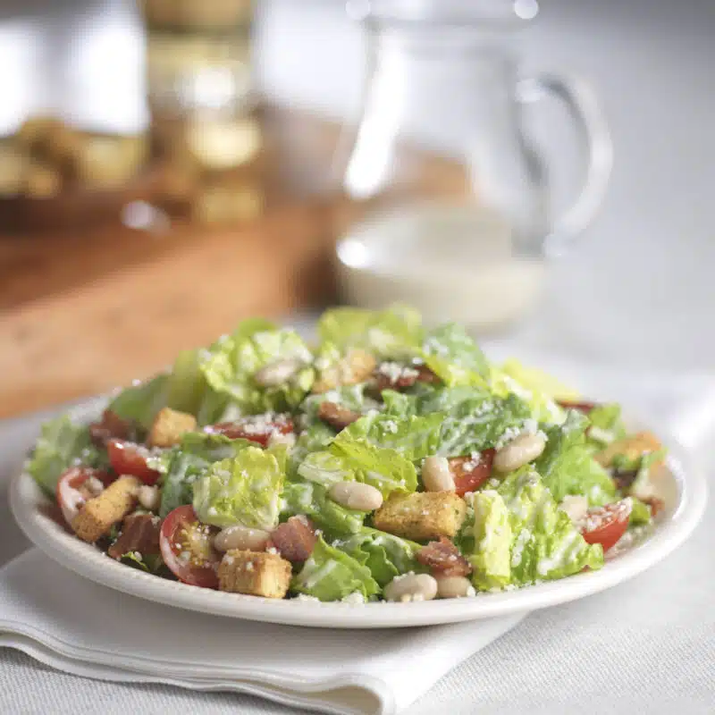 Caesar Salad Recipe with White Beans