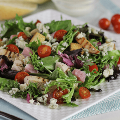 Grilled Chicken Cordon Bleu Salad