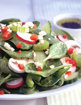 Crunchy Spinach Salad