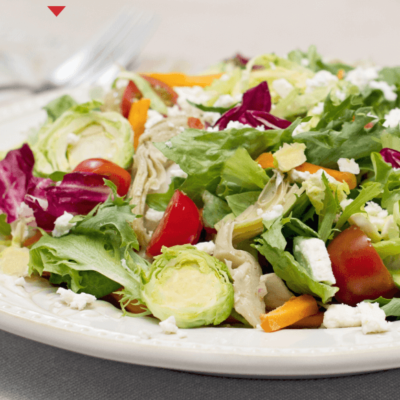 Winter Salad with Roasted Artichoke