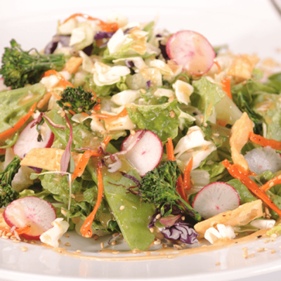 Charred Broccolini & Asian Chopped Salad