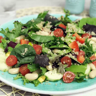 Cumin-Lime Quinoa Bean Salad