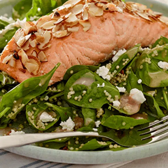 Strawberry Fields Kit with Almond-Crusted Salmon