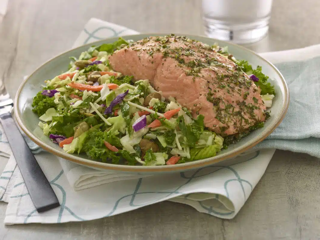 Herbed Salmon Salad