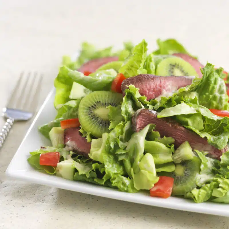 Kiwi Steak Salad