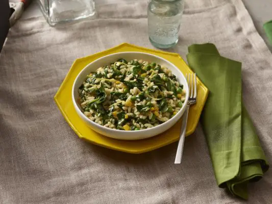 Lemon & Spinach Risotto