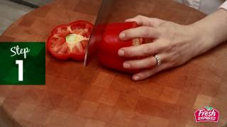 How to Seed & Chop a Bell Pepper – Fresh Express Salads