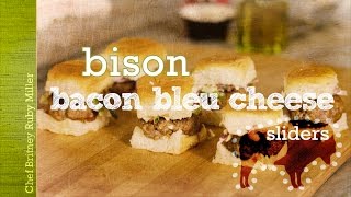 Fresh Express Bison, Bacon & Bleu Cheese Sliders