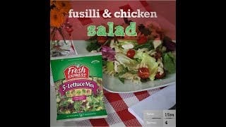 Fusilli Chicken Spring Mix Salad