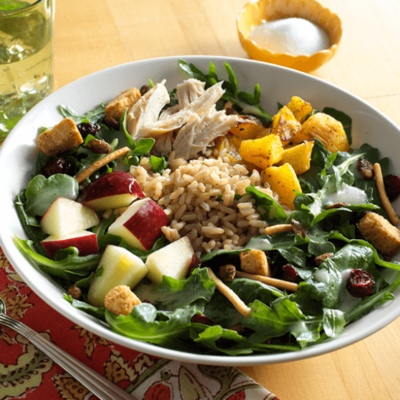 Pumpkin Spice Grain Salad Bowl