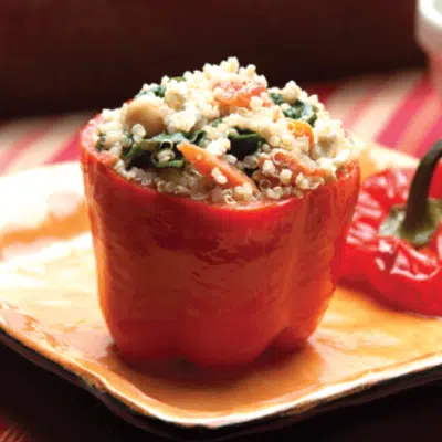 Stuffed Peppers & Yogurt Sauce