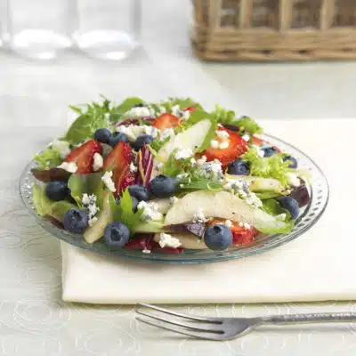 Red, White & Blue Gorgonzola Salad