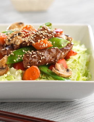 Stir Fry Beef Salad