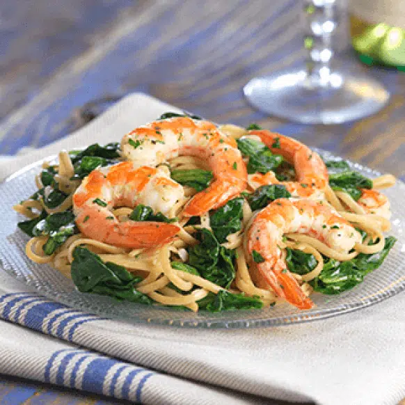 Shrimp Scampi with Linguini