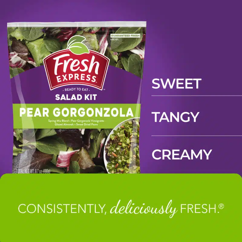 Pear Gorgonzola Salad Kit Flavor profile