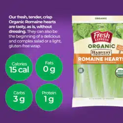 Organic Romaine Lettuce Hearts