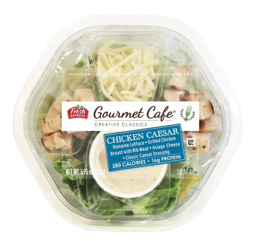 Gourmet Cafe Salads® Chicken Caesar Salad Kit
