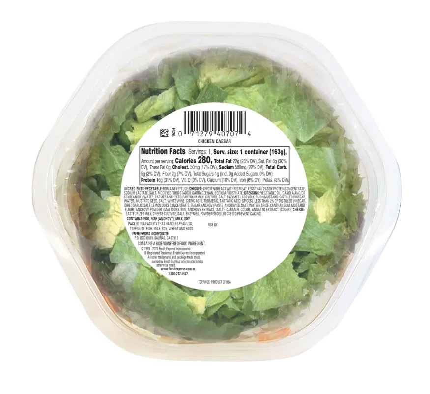 Gourmet Cafe Salads® Chicken Caesar Salad Kit