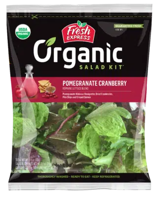Pomegranate Cranberry Organic Salad Kit