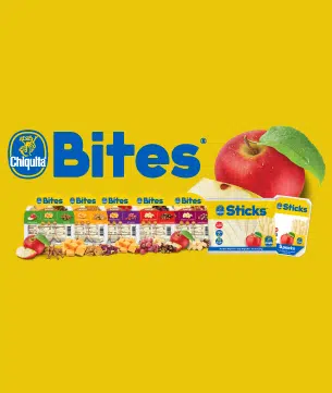 Snack time just got a little healthier with Chiquita Bites.