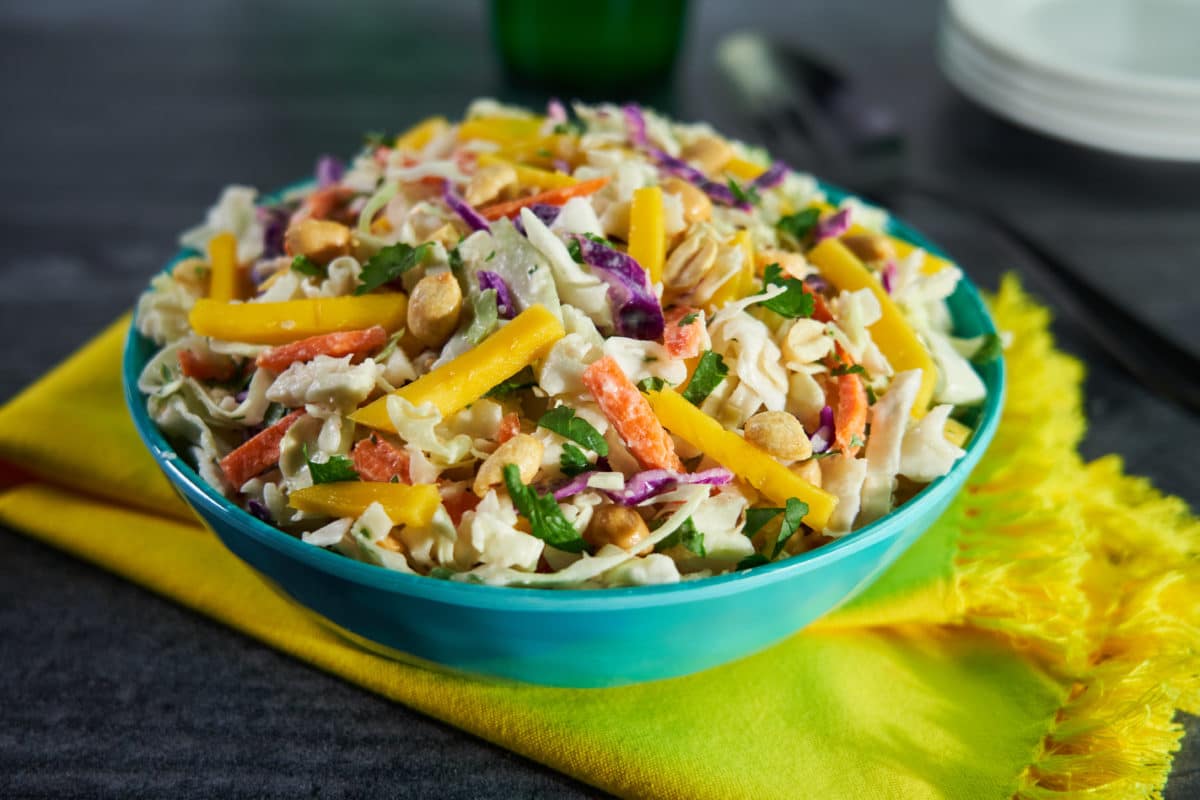 Mango Coconut Slaw