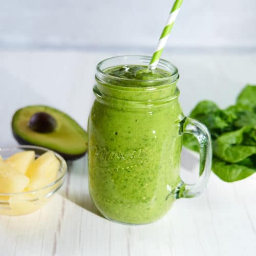 Spinach Avocado Pear Smoothie