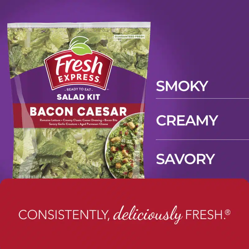 Bacon Caesar Salad Kit Flavor profile
