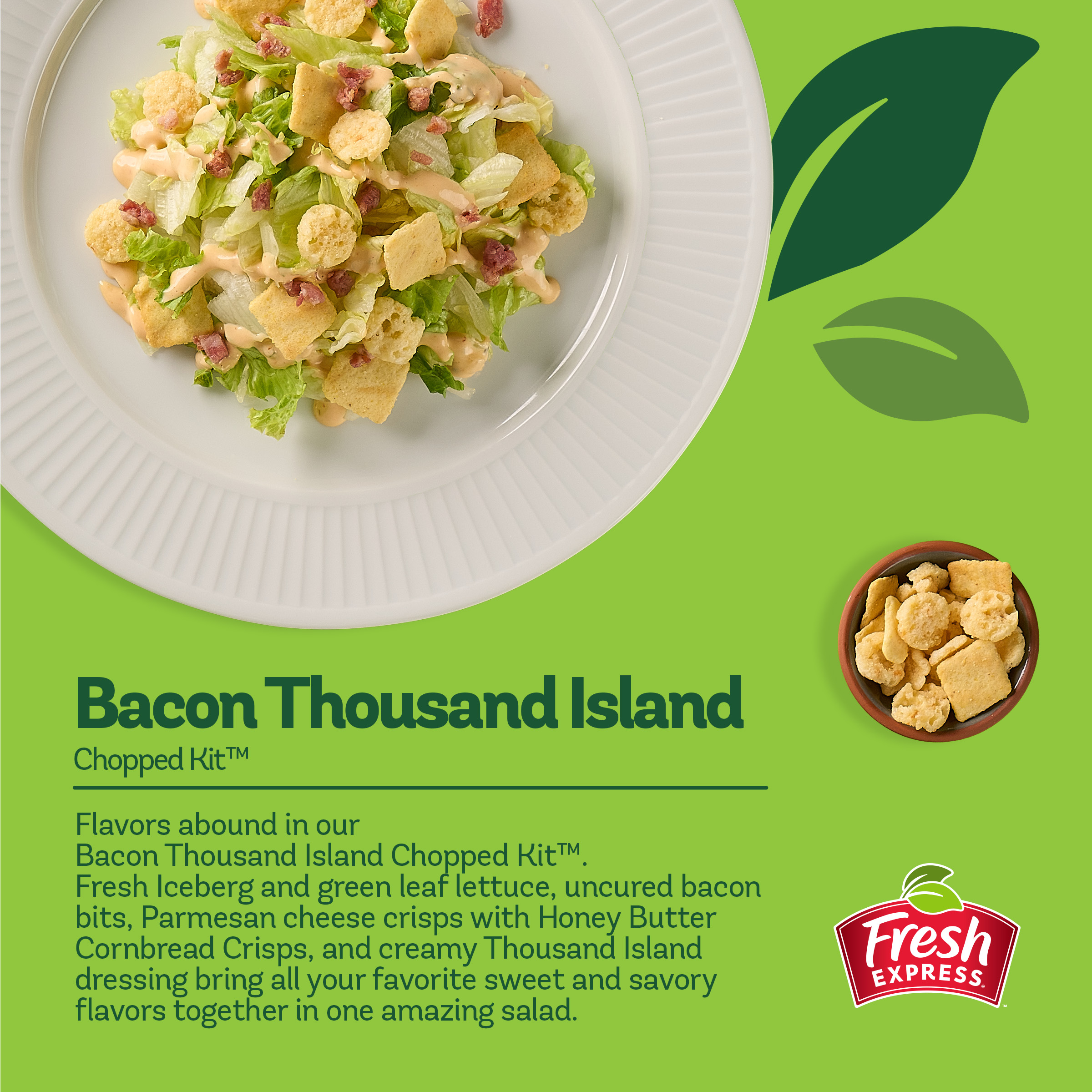 Bacon Thousand Island Chopped Salad Kit - Fresh Express