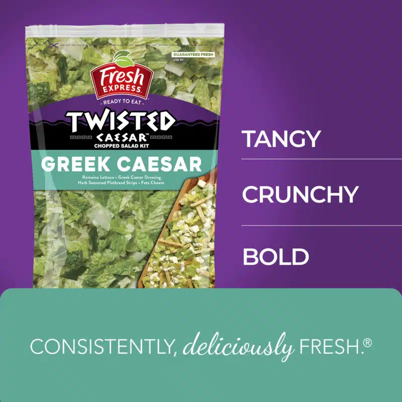 Twisted Caesar Greek Caesar Chopped Salad Kit™ Flavor profile