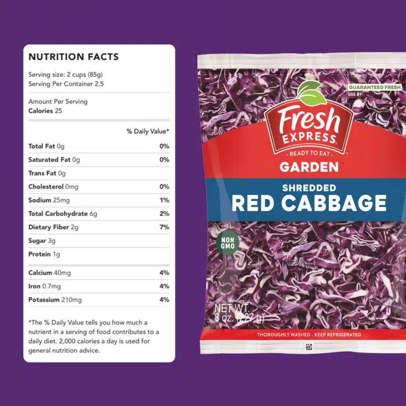 Shredded Red Cabbage