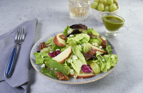 Candied Pecan, Blue Cheese & Basil Salad