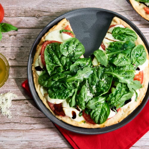 Caprese Cauliflower Pizza