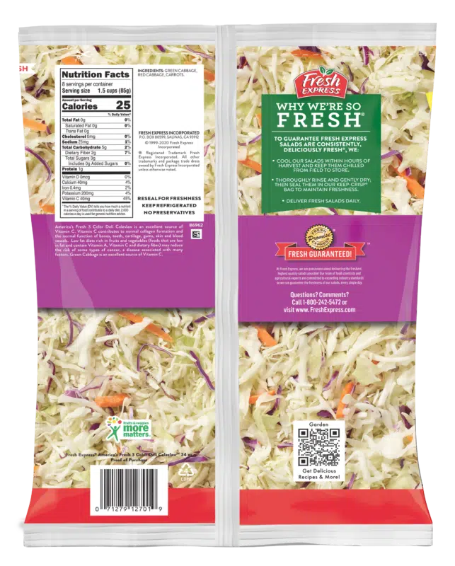 3 Color Deli Coleslaw ™ Kit (Family Size)