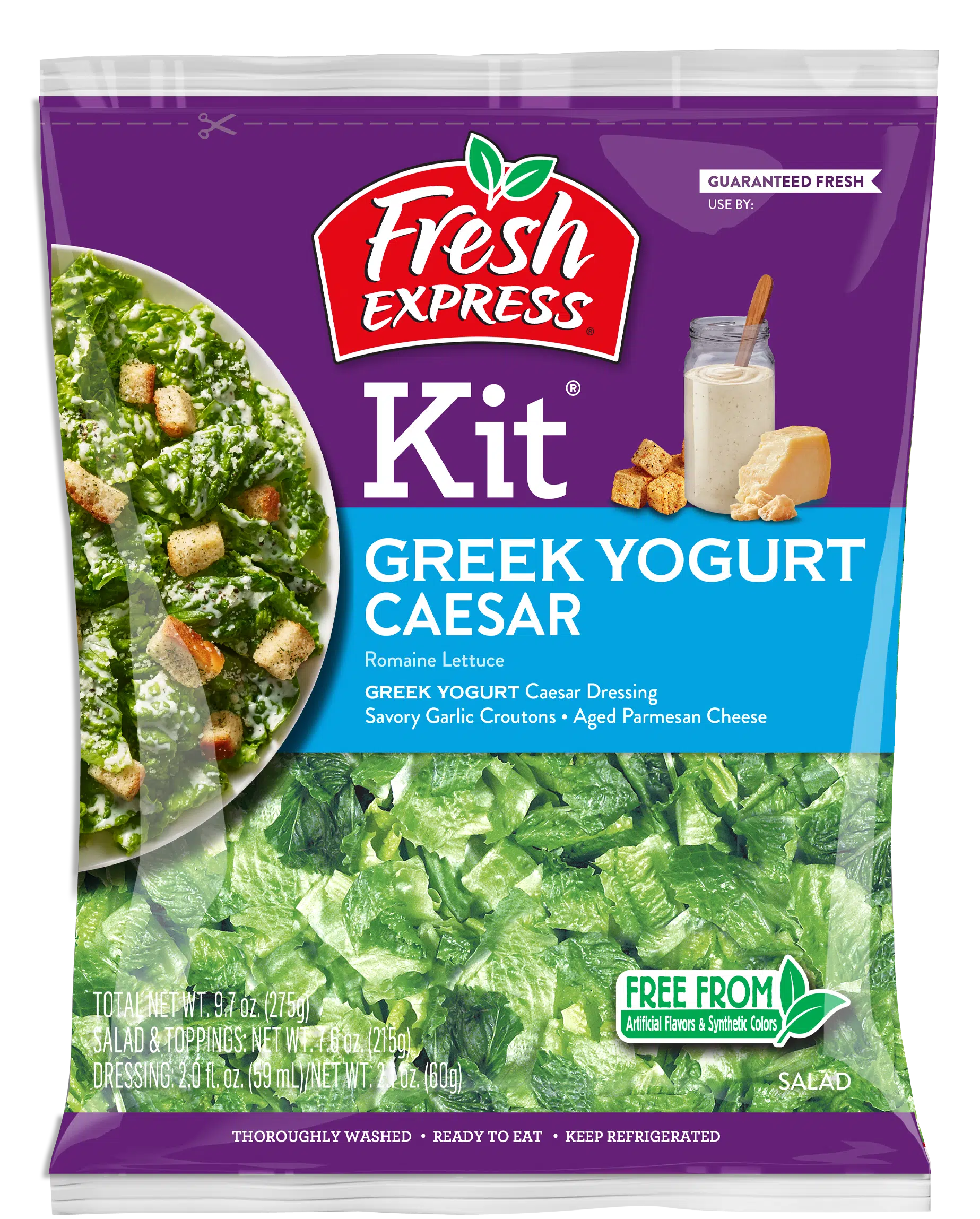 Caesar with Greek Yogurt Dressing Salad Kit